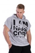 Заказать Nebbia Футболка Regtop Hoodie 311 (светло серая) с капюшоном